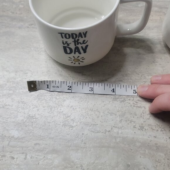 #327 NWT Indigo Mood Mugs Set of 4 - Picture 3 of 7